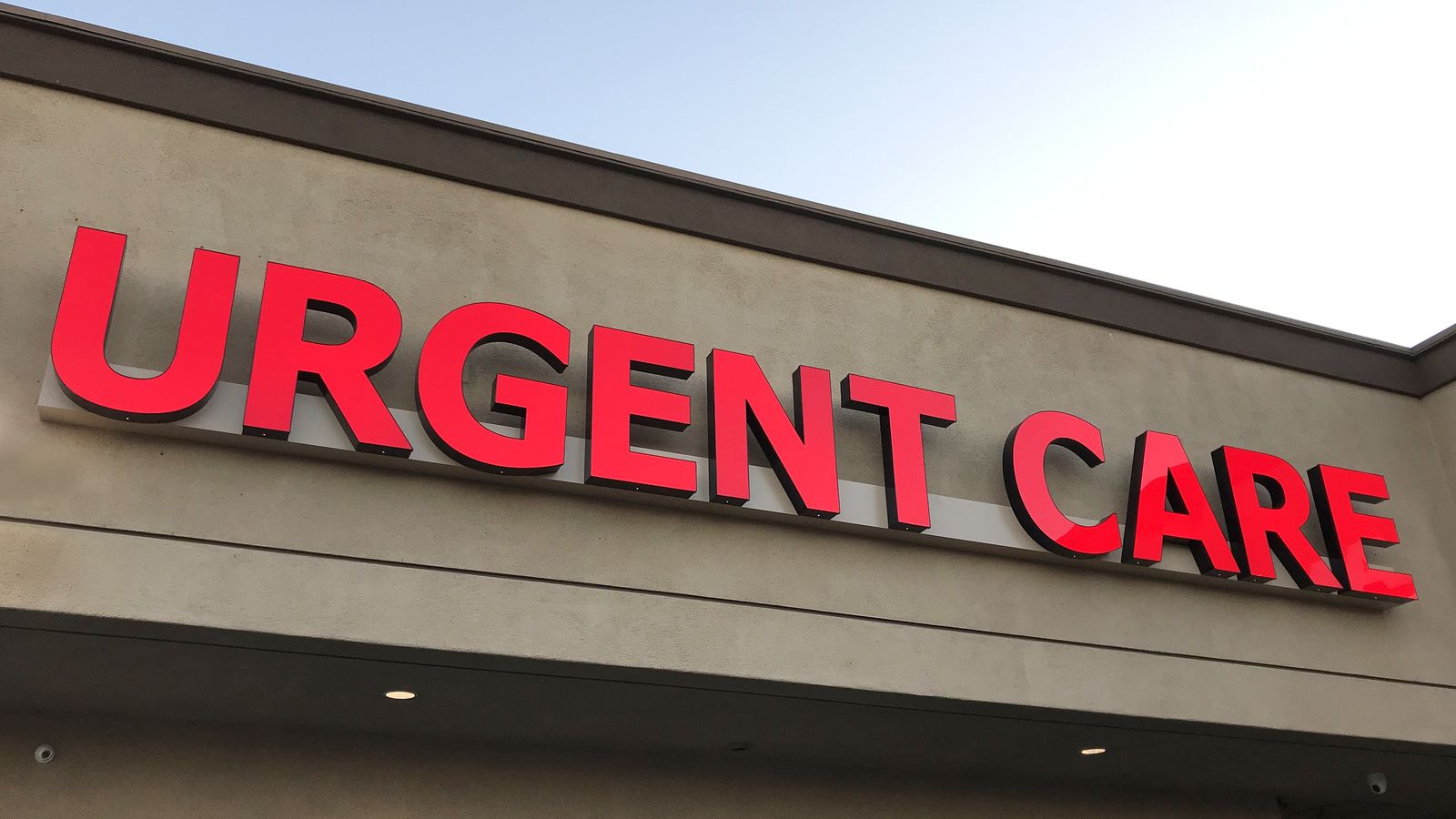 Urgent Care 3D letters