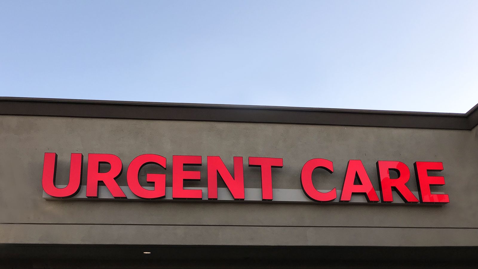 Urgent Care channel letters