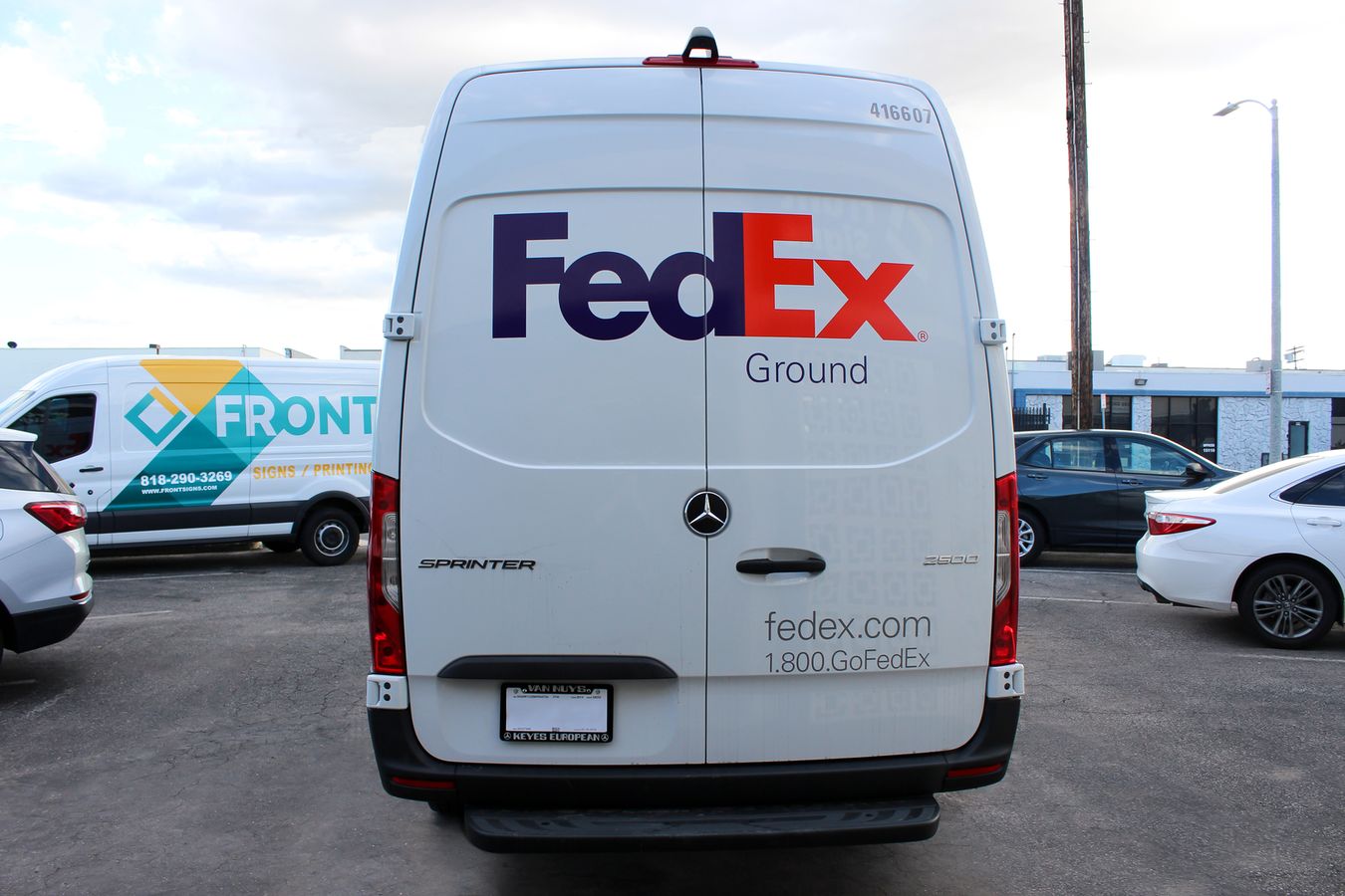 fedex commercial van wrap