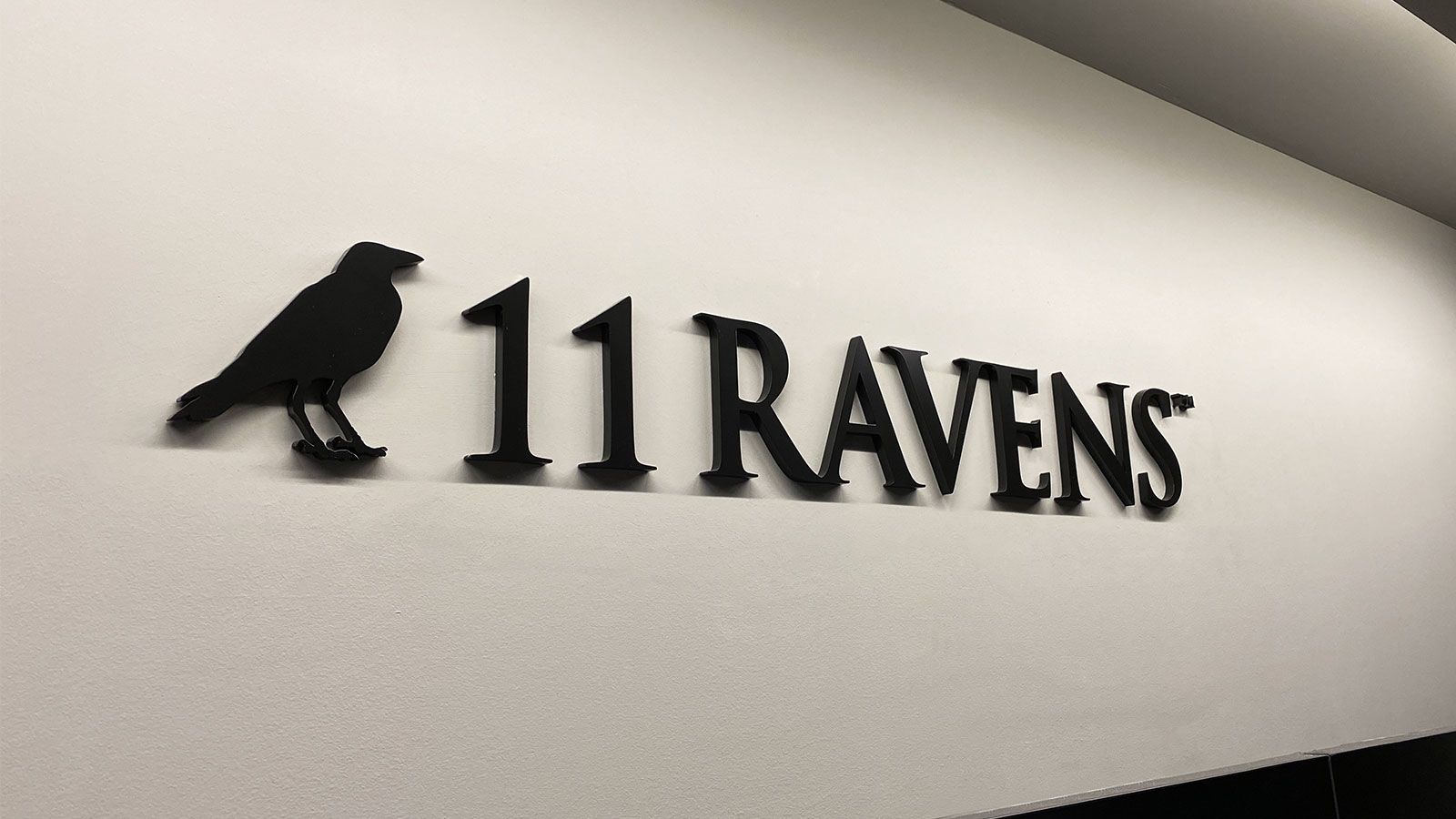 11 ravens acrylic letters