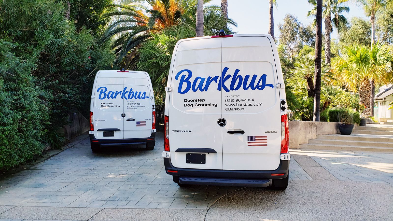 Barkbus trucks branding decals