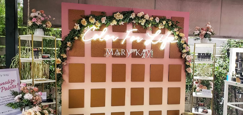 Corporate branding design inspiration from Mary Kay