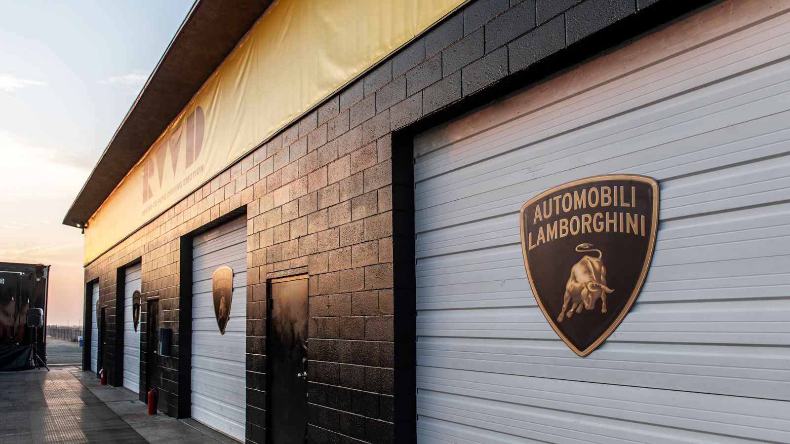 Lamborghini aluminum signs