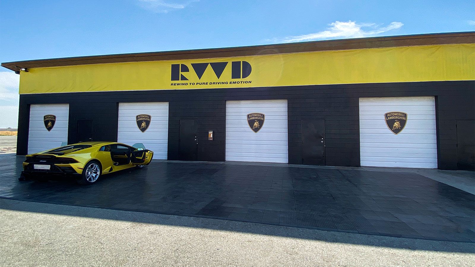 Lamborghini banners and signs