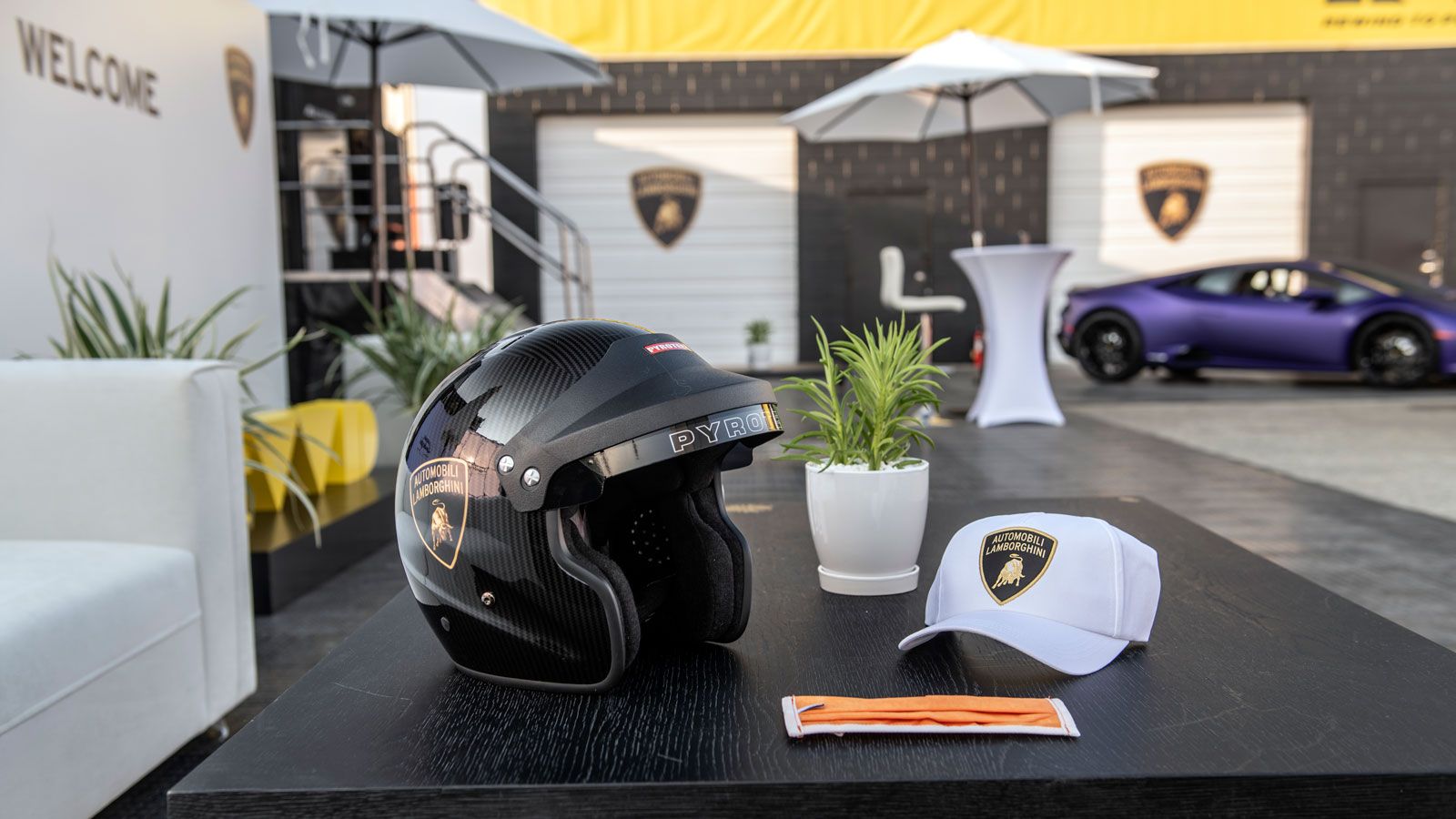 Lamborghini event signage
