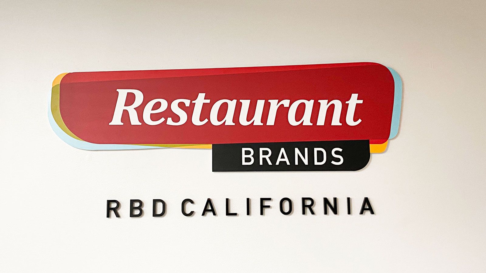 RBD california 3d signs