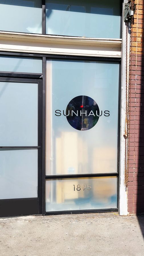 Sunhaus door decal