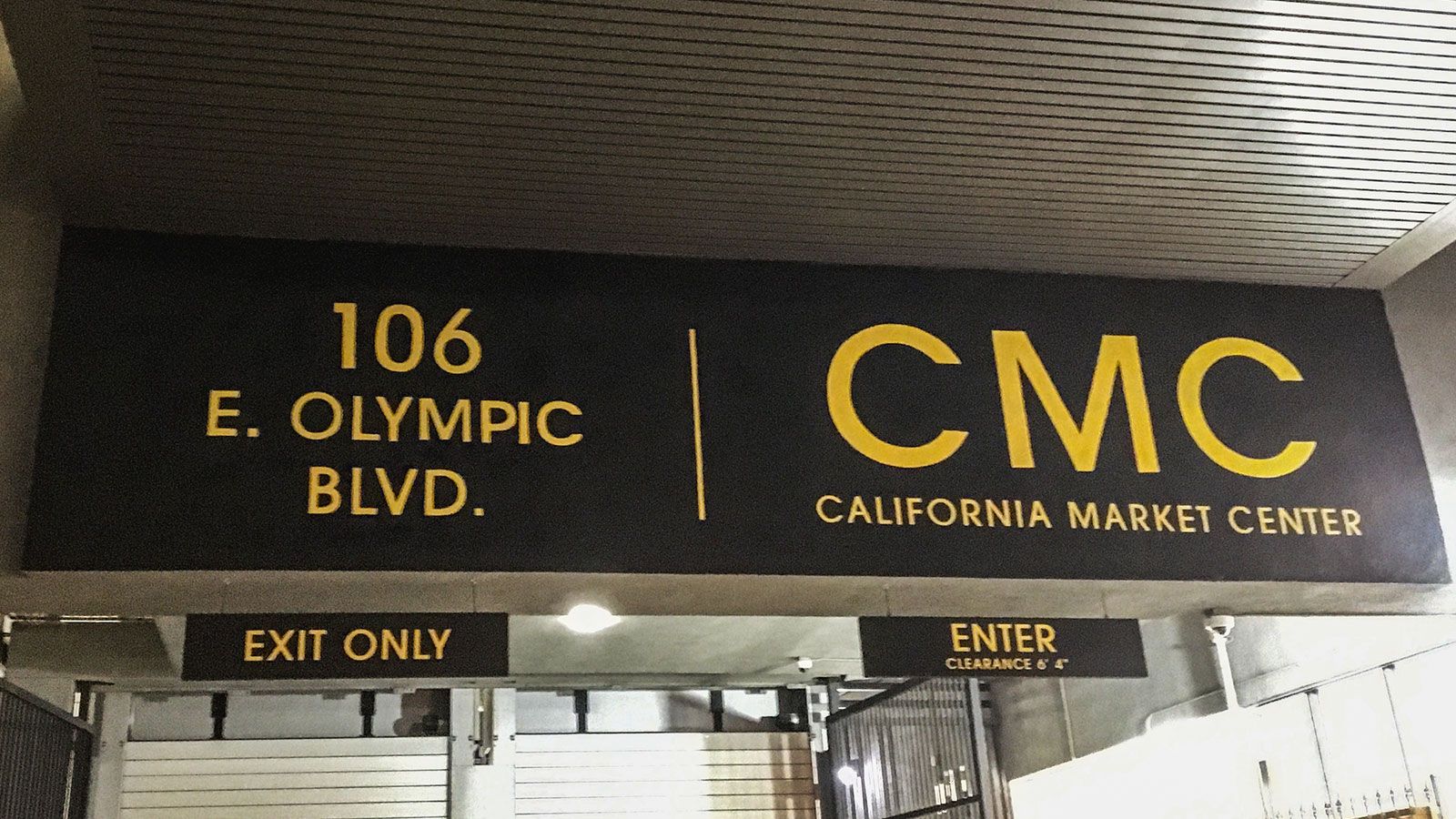 cmc parking aluminum signage