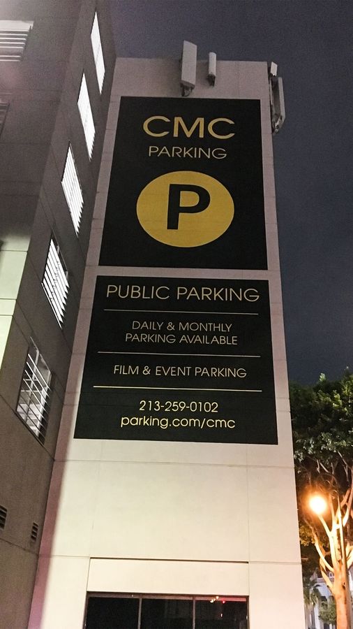 cmc parking painted signage