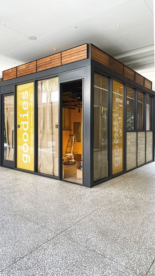 goodies storefront decals