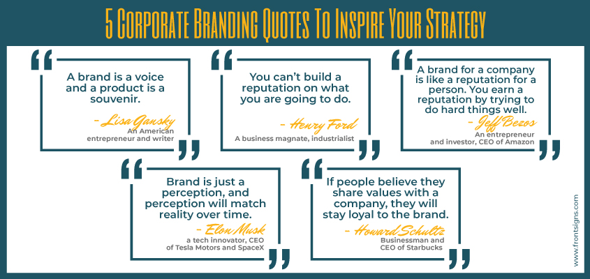 Inspiring branding quotes by famous entrepreneurs