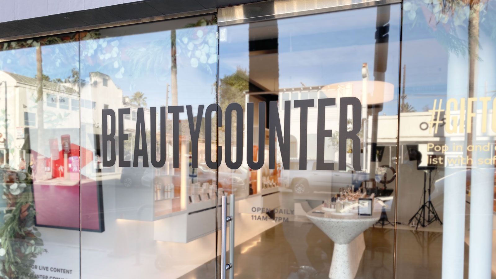 beautycounter vinyl lettering