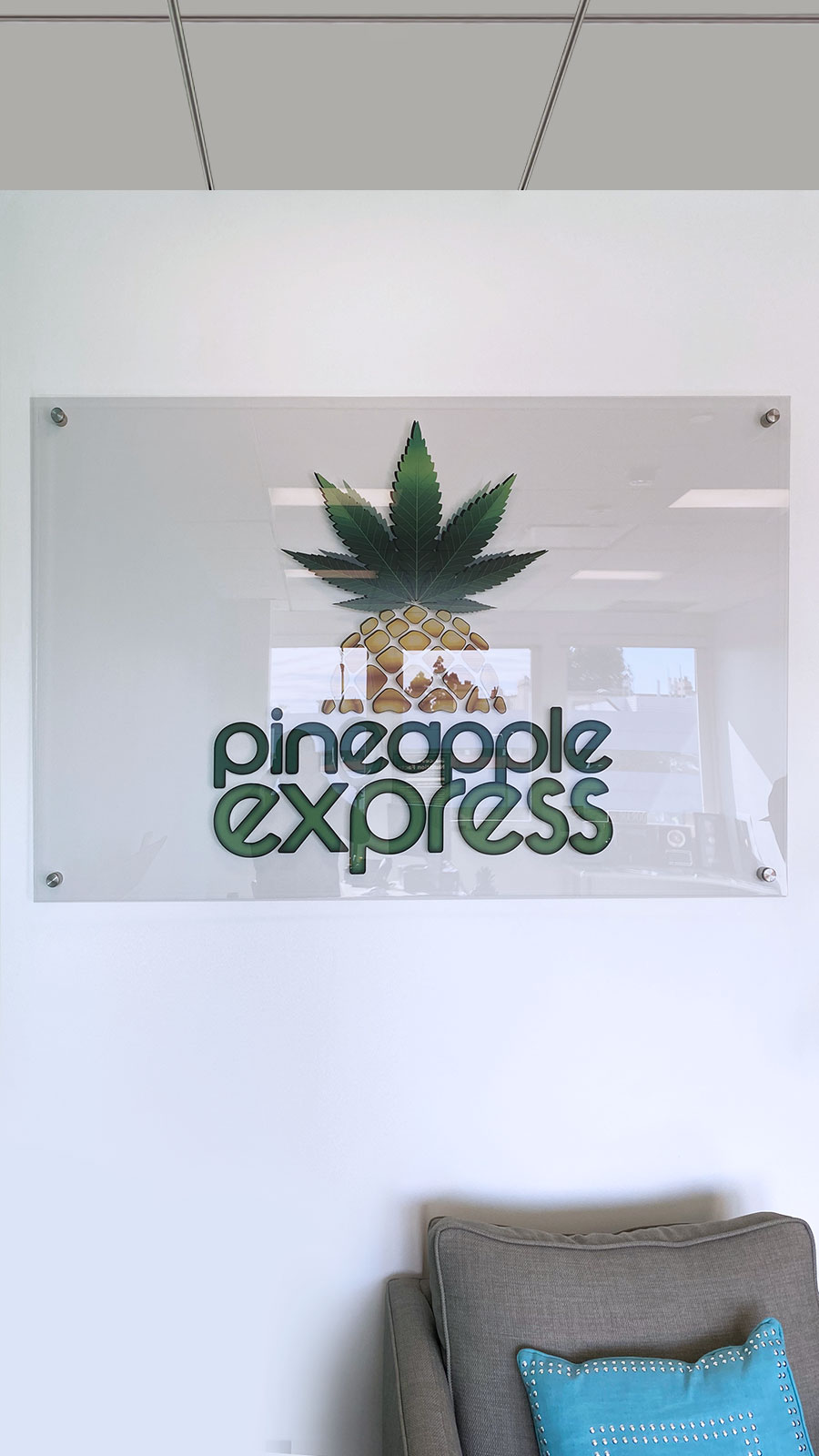 pineapple express office sign