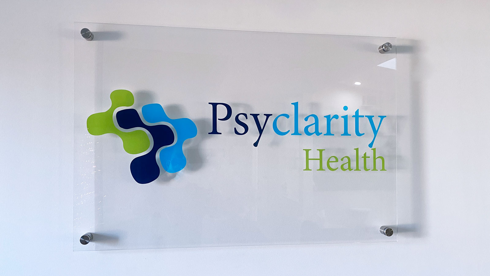 psyclarity health office sign