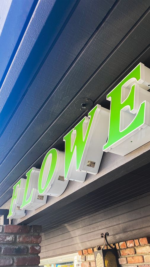 flowers store channel letters