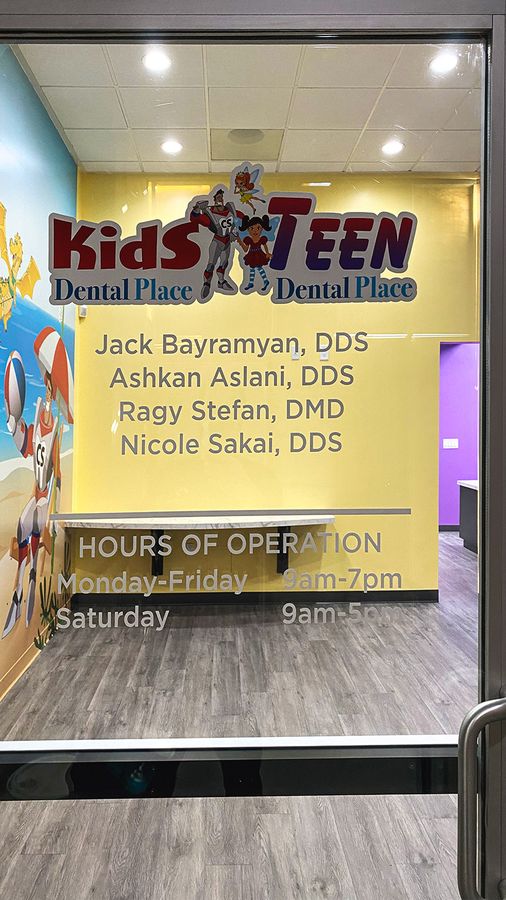 kids dental place decals