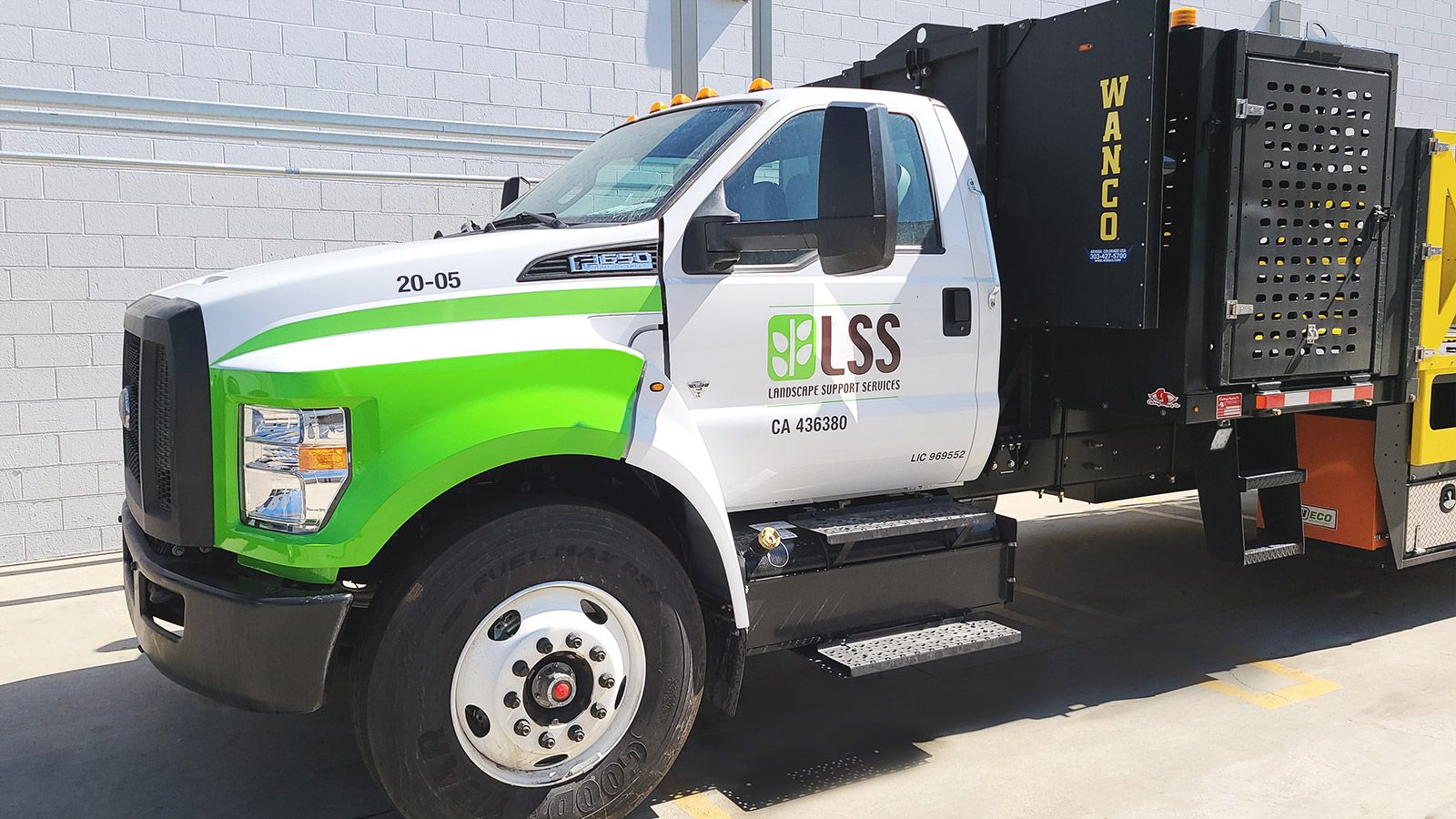 lss truck door decal