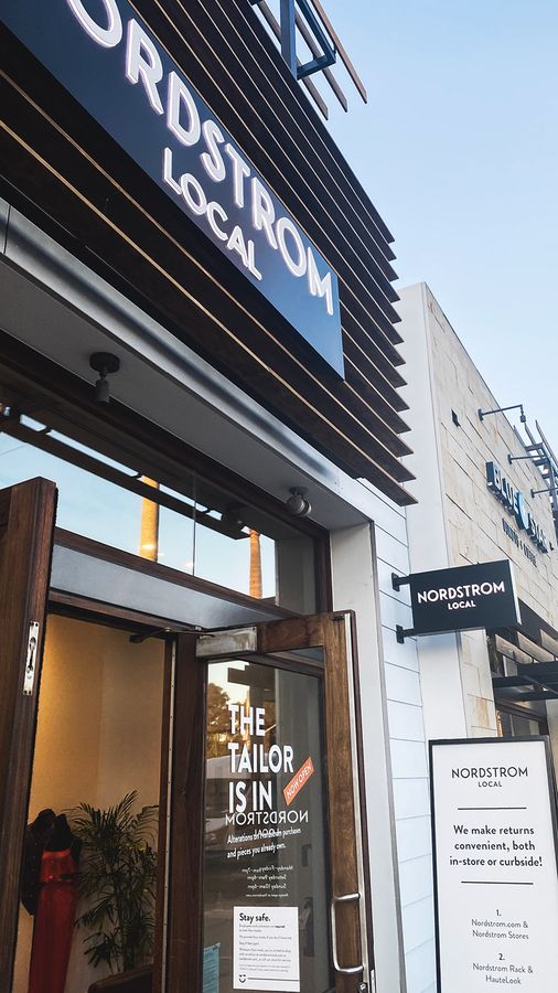 nordstrom push through sign