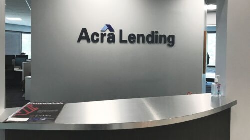 Acra Lending 3d letters