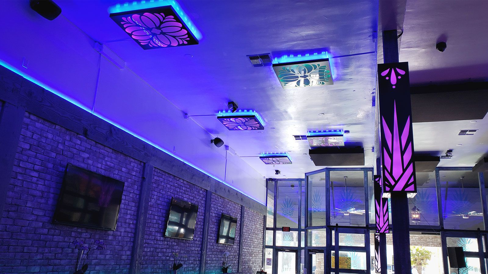 Agave Azul lightbox signs