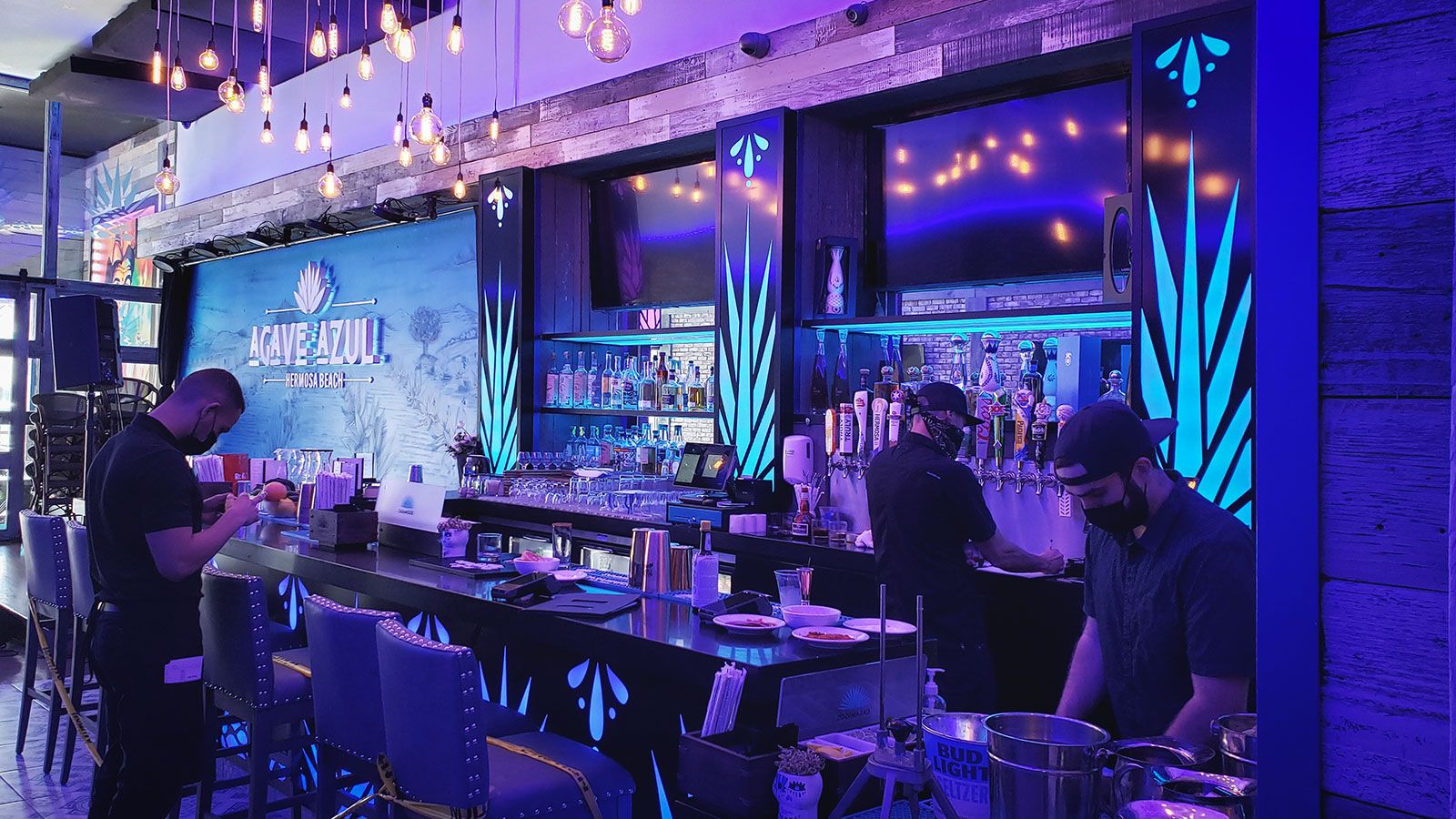Agave azul custom LED signs