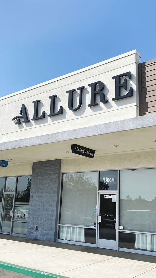 Allure laser backlit letters