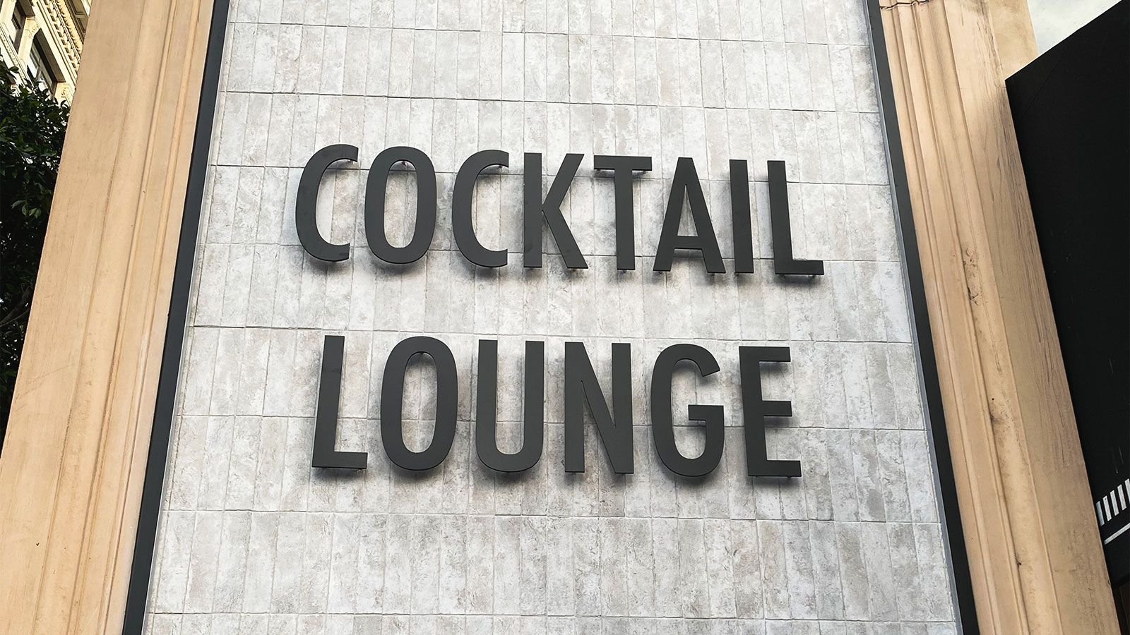 Cocktail Lounge 3D letters