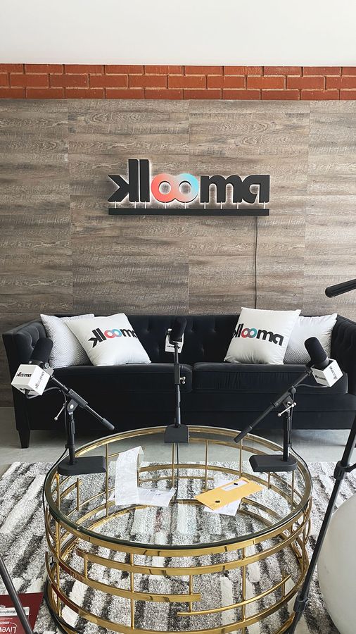 Klooma backlit logo sign