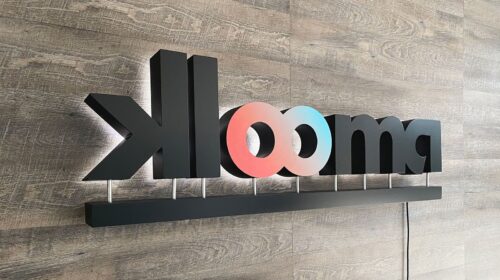 Klooma backlit office signs