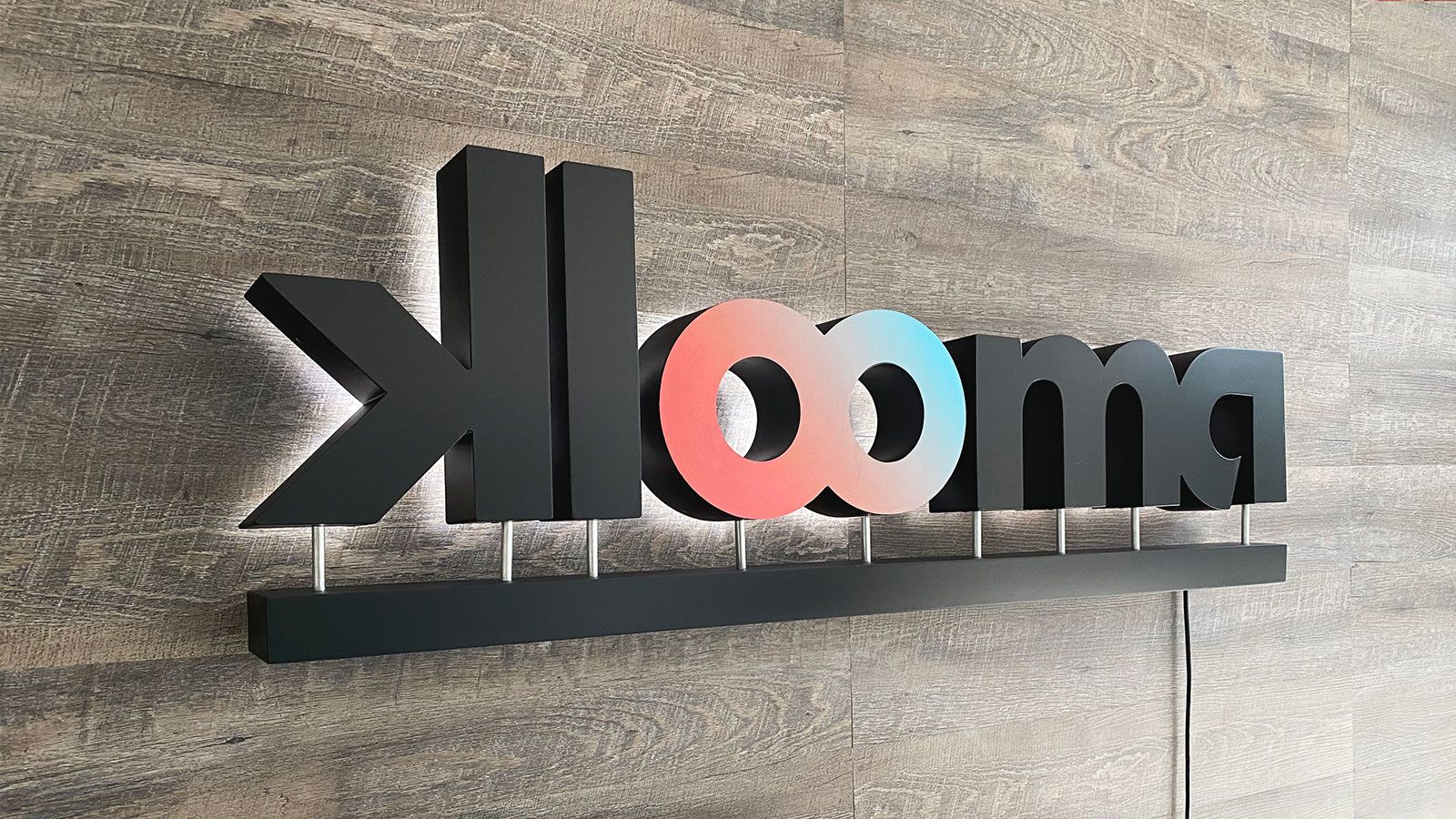 Klooma backlit office signs