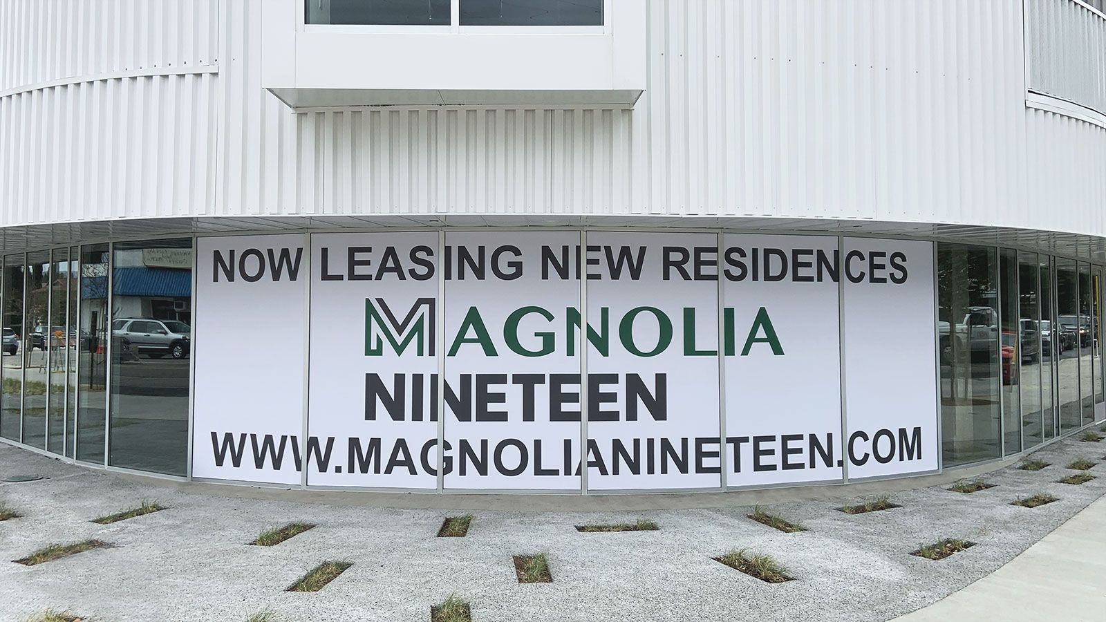 Magnolia Nineteen window decals