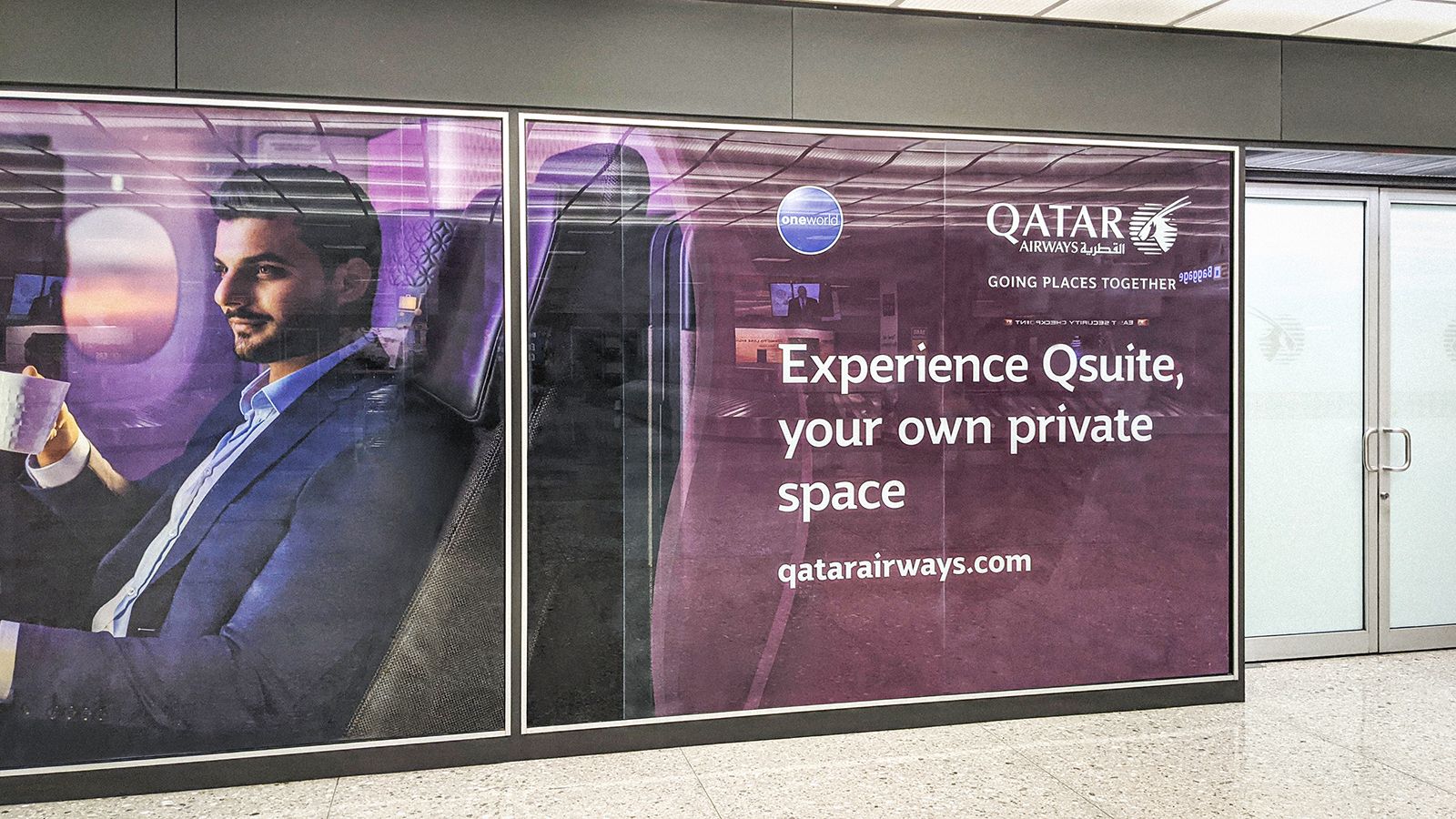 Qatar Airways promotional decals