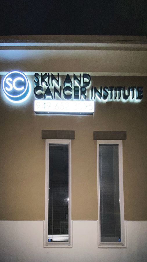SC Institute backlit sign