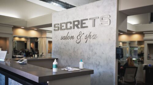 Secrets salon 3D letters