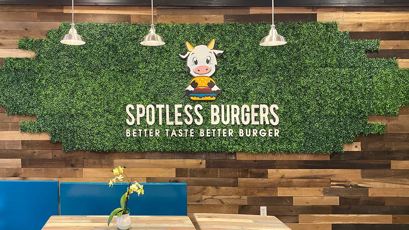 Spotless Burger 3D letters