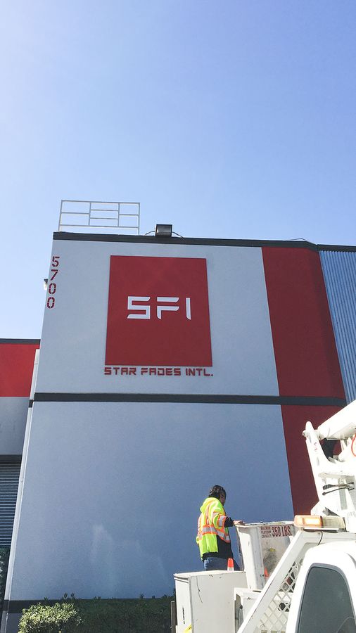 Star Fades building sign