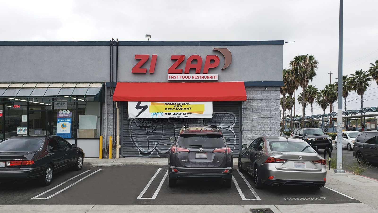 Zi Zap restaurant signs
