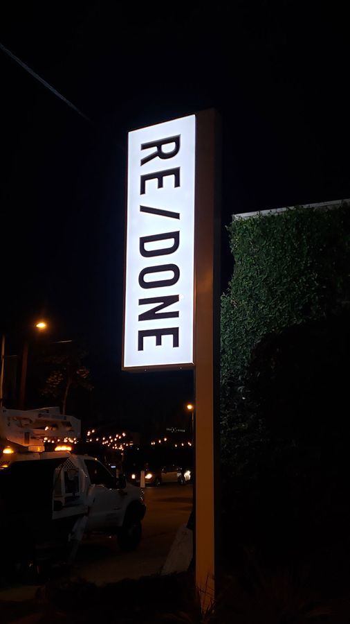 redone light box sign