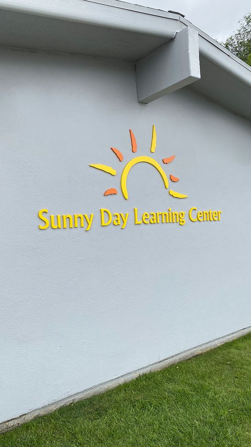sunny day acrylic 3d Letters