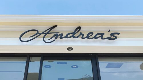Andrea's fashions pvc 3d letters
