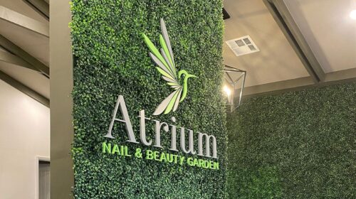 Atrium 3D letters