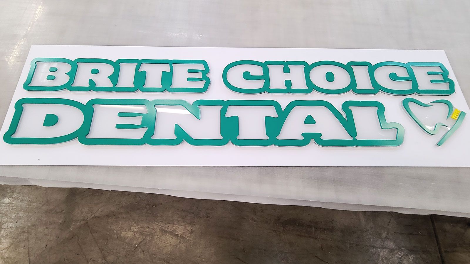 Brite choice dental sign