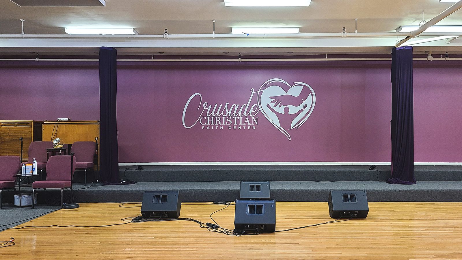 Crusade indoor wall decal