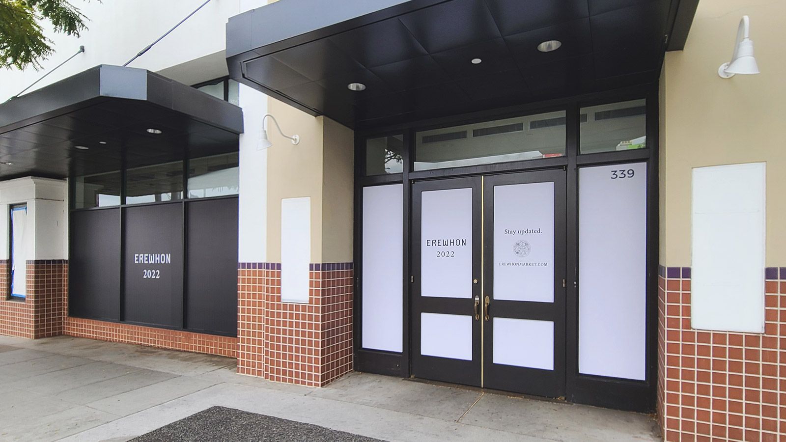 Erewhon outdoor window decals