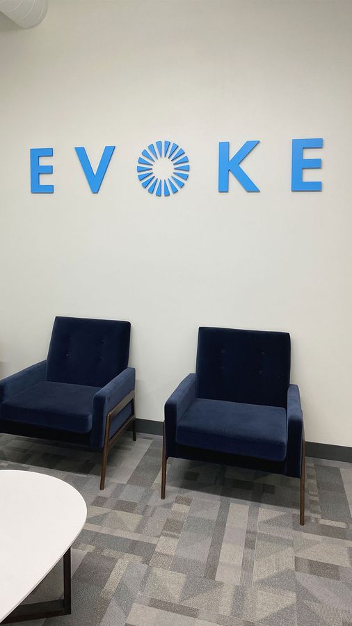Evoke PVC 3D letters