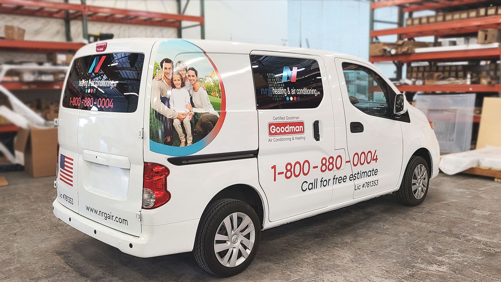 Goodman vehicle branding