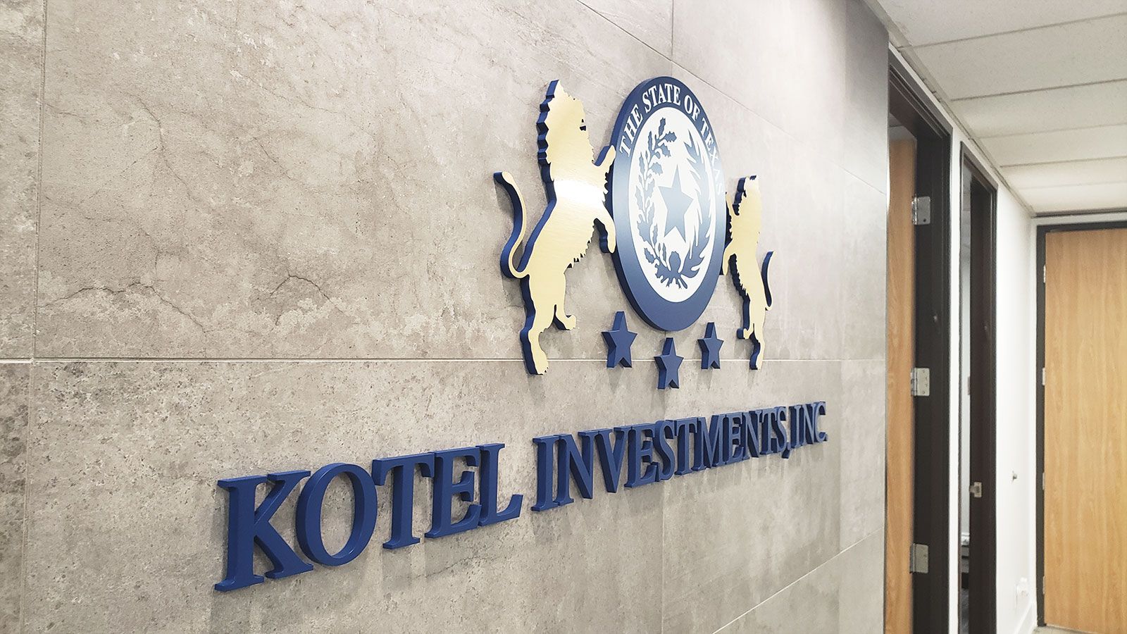 Kotel investments 3d letters