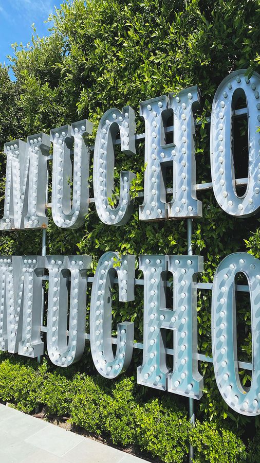 Mucho Mucho marquee sign