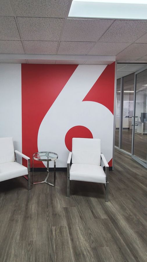 Red Six aerospace wall decals