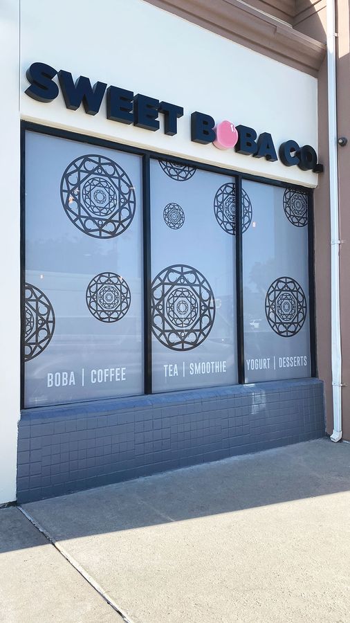 Sweet boba channel letters